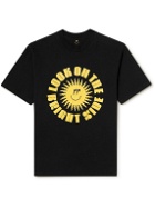 Sorry In Advance - Printed Cotton-Jersey T-Shirt - Black