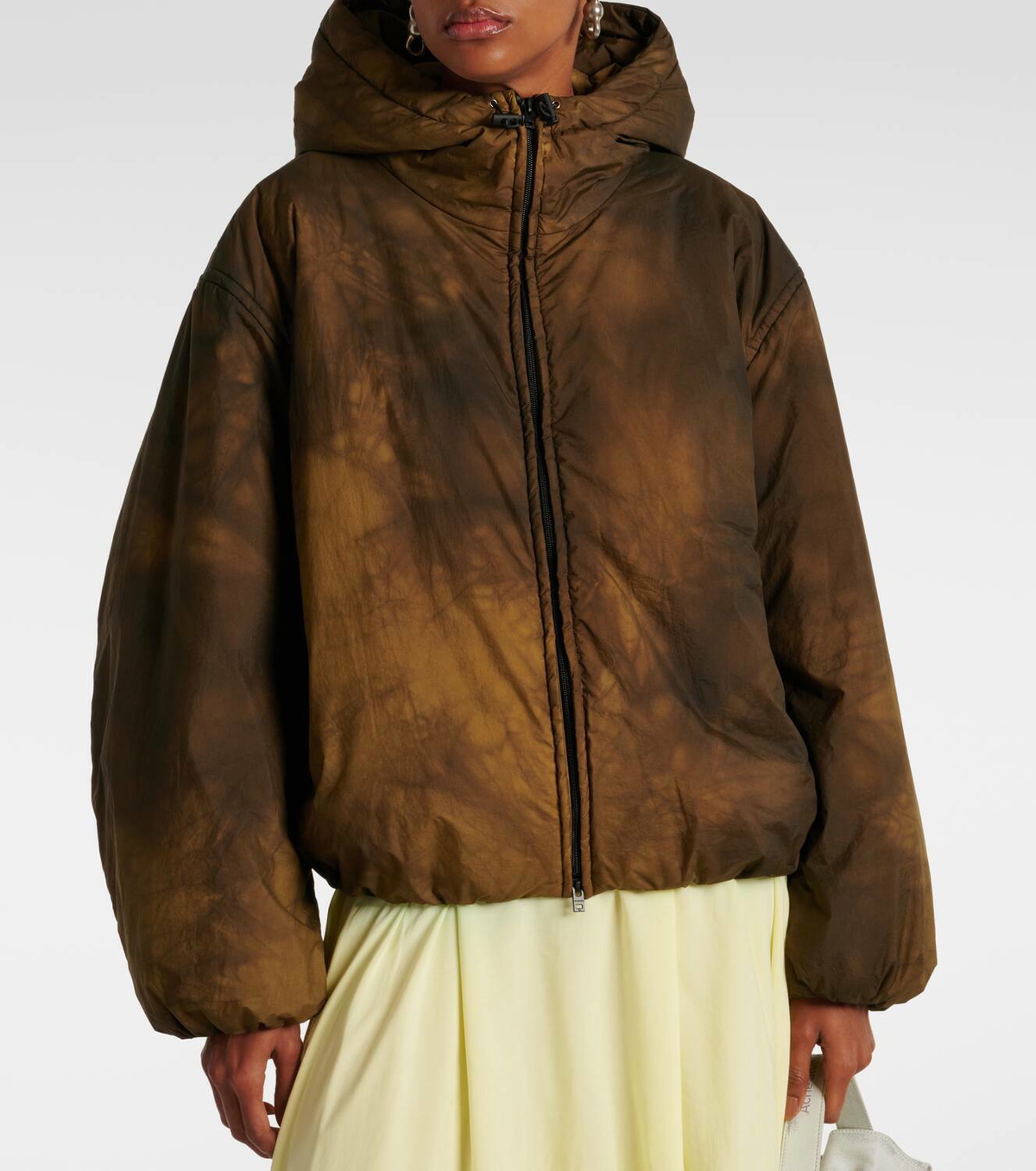 Acne Studios Hooded puffer jacket