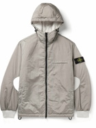 Stone Island - Logo-Appliquéd Nylon Metal Hooded Jacket - Gray