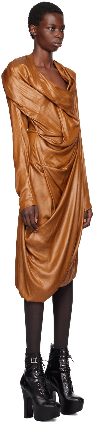 Vivienne Westwood Beige Galatea Midi Dress