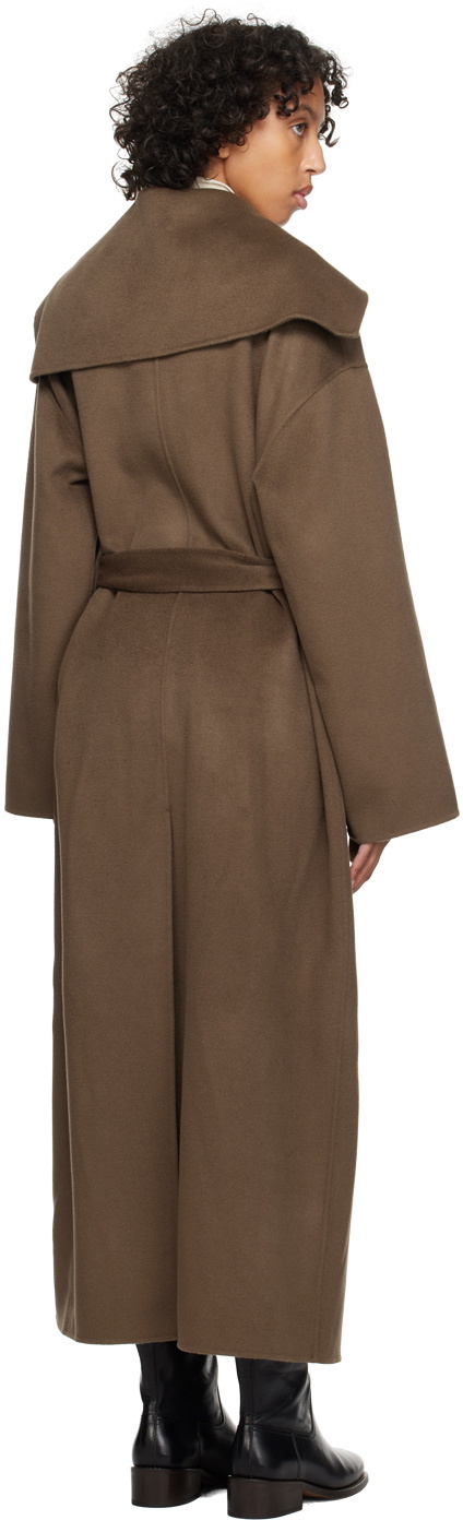 Nanushka Brown Ruta Coat Nanushka