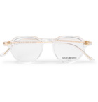 Cutler and Gross - Round-Frame Acetate Optical Glasses - Men - Clear