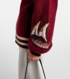 Alémais x Mokshini mohair and wool-blend cardigan