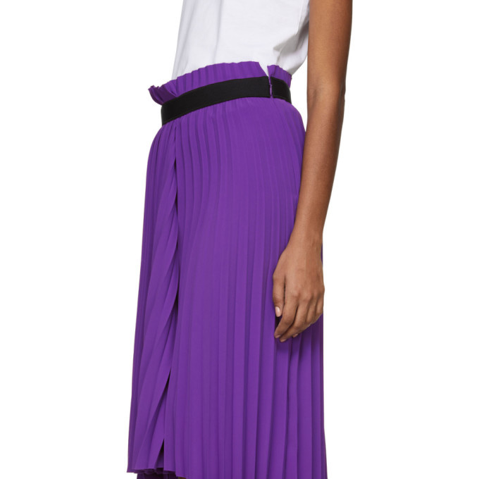 Balenciaga purple discount skirt