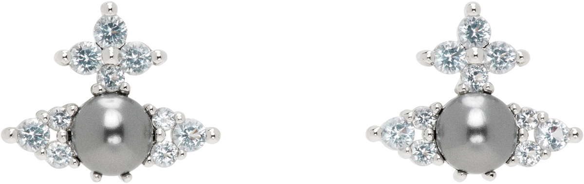 イヤリング VIVIENNE WESTWOOD 25SS Fedora Earrings 6201034Y 02P373 SM Vivienne Westwood Silver Fedora Earrings Vivienne Westwood