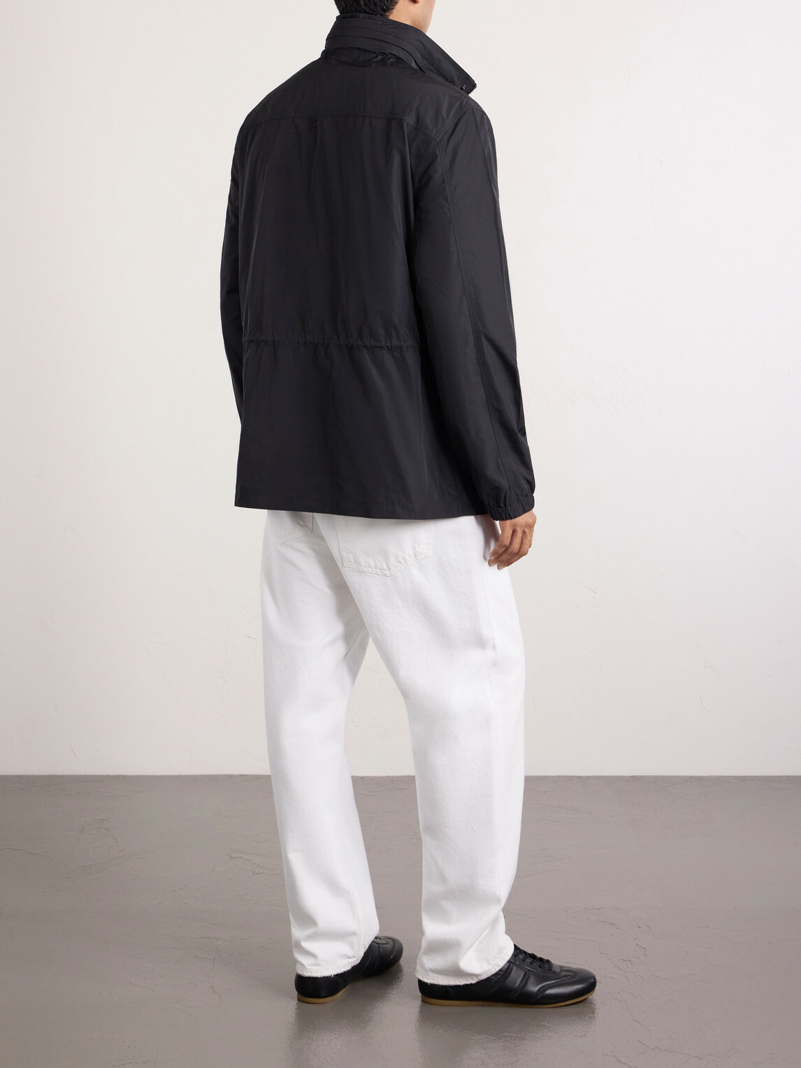 James Perse - Zipped Windbreaker Jacket - Black