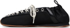 GANNI Black Sporty Ballerina Flats