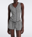 Montce Gingham scalloped shorts