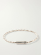 Le Gramme - 11g Beaded Sterling Silver Bracelet - Silver