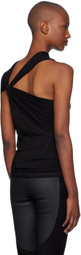 Helmut Lang Black Sleeveless Wind Top