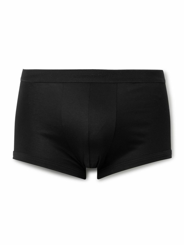 Photo: ZIMMERLI - Sea Island Cotton Boxer Briefs - Black