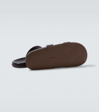 The Row Hugh leather sandals