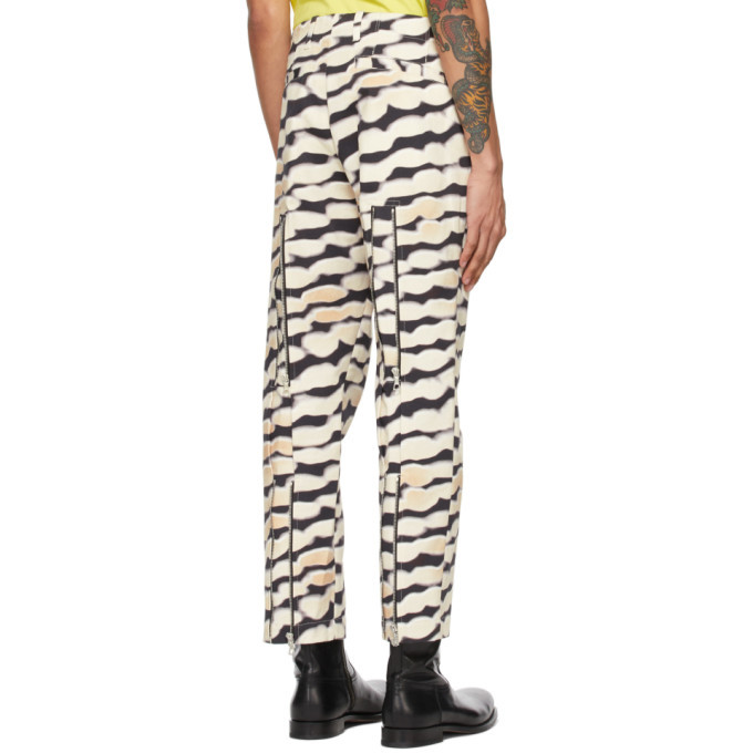 Dries Van Noten Off-White and Black Len Lye Edition Graphic