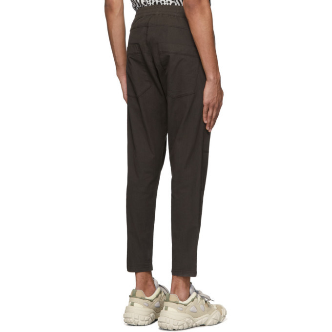 Robert Geller Black The Travel Lounge Pants