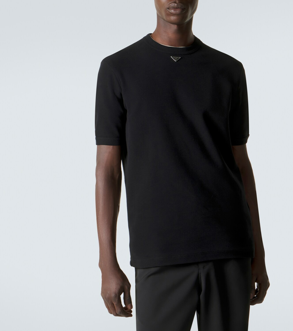 Prada Logo cotton T-shirt