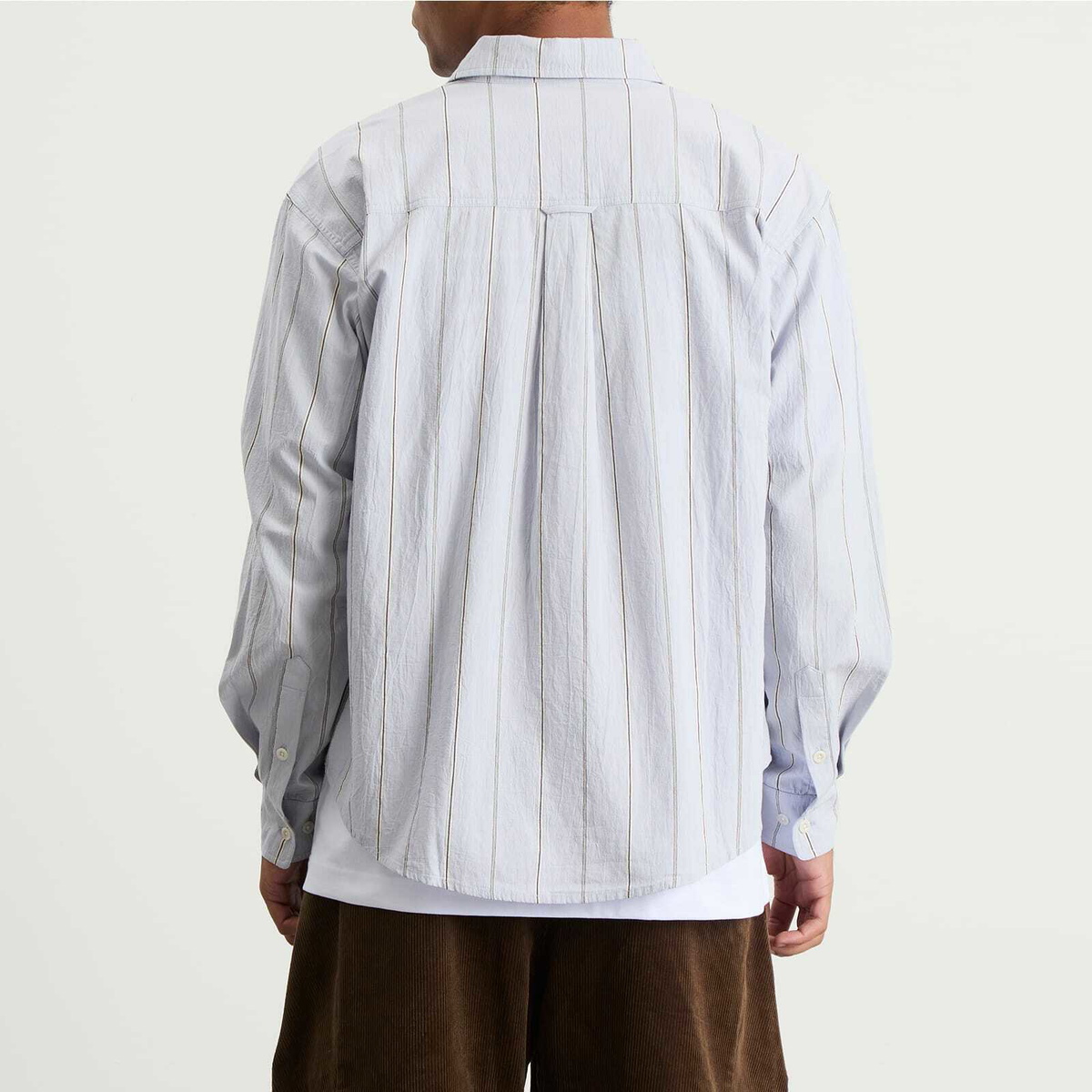 Café Mountain Men's Heritage Shirt in City Stripe
