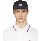 Moncler Navy Five-Panel Logo Cap