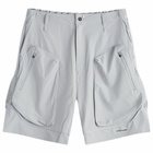 GOOPiMADE Men's ® “LM-S0” G-Lightweight Utility Shorts in Light Grey