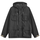 Uniform Bridge Men's Pocket Mountain Parka Jacket in Black