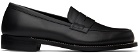 BED J.W. FORD Black Coin Loafers