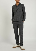 Aurélien Cotton-blend Trousers Charcoal