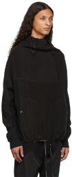 Julius Black Niløs Brushed Micro Fleece Sweatshirt