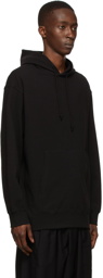 Yohji Yamamoto Black Cotton Hoodie