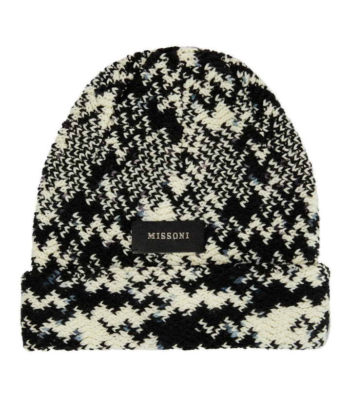 Photo: Missoni - Zig-zag knit logo beanie