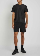Represent 247 Hybrid Printed Stretch-jersey T-shirt Black
