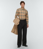 Burberry - Caxton checked cotton shirt