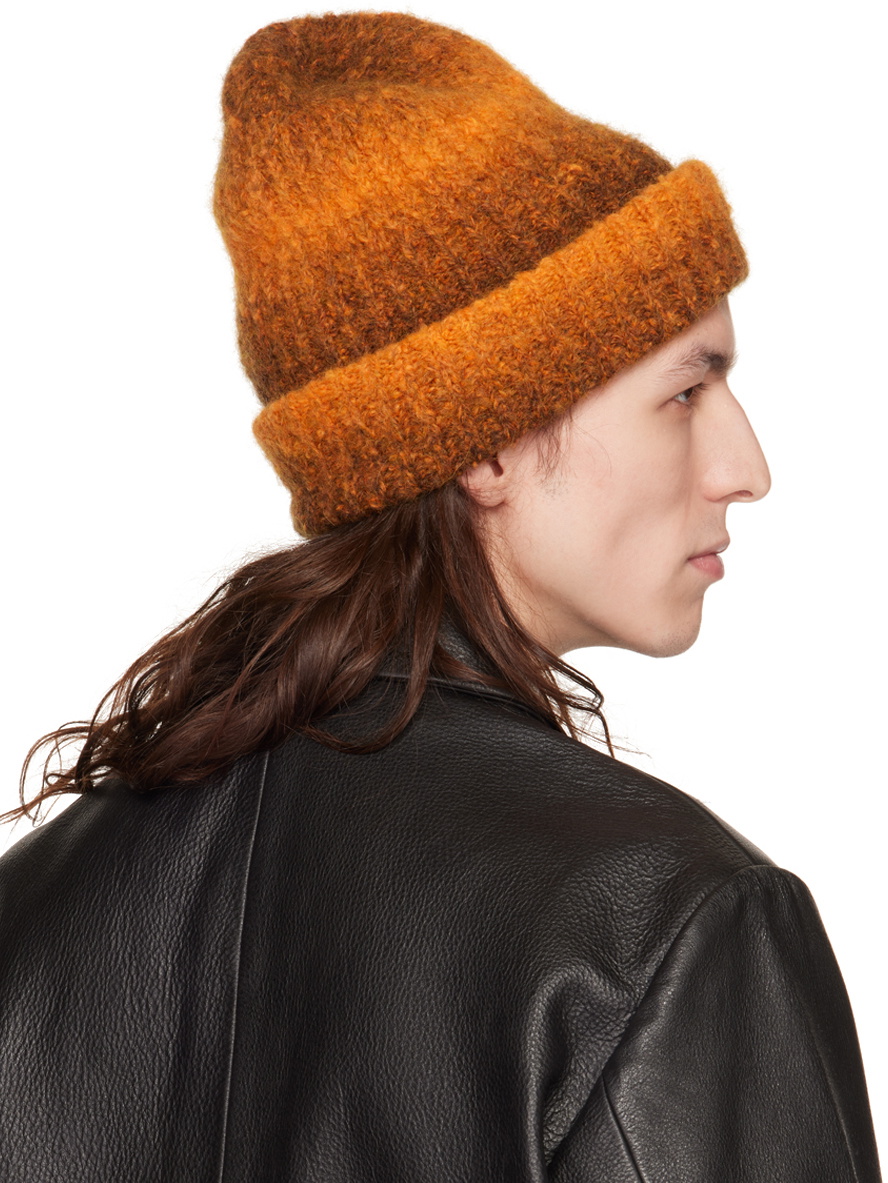 Études Orange & Brown Moondog Beanie DSC03671.jpg?v=1755227920&  main image 4
