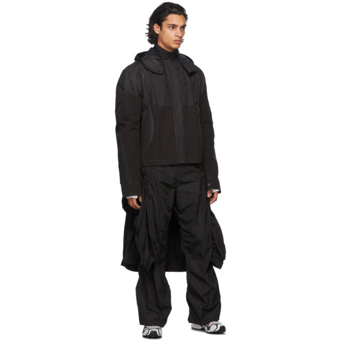 Hyein Seo Black Paneled Jacket Hyein Seo