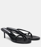 Acne Studios Beverly patent leather thong sandals