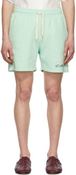 Casablanca Green Organic Cotton Shorts