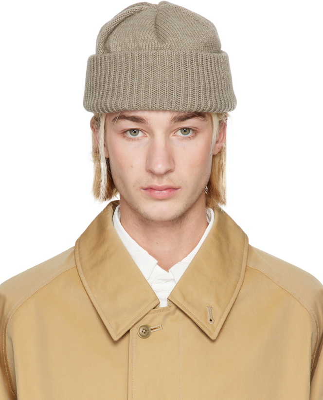Photo: nanamica Beige WINDSTOPPER Beanie