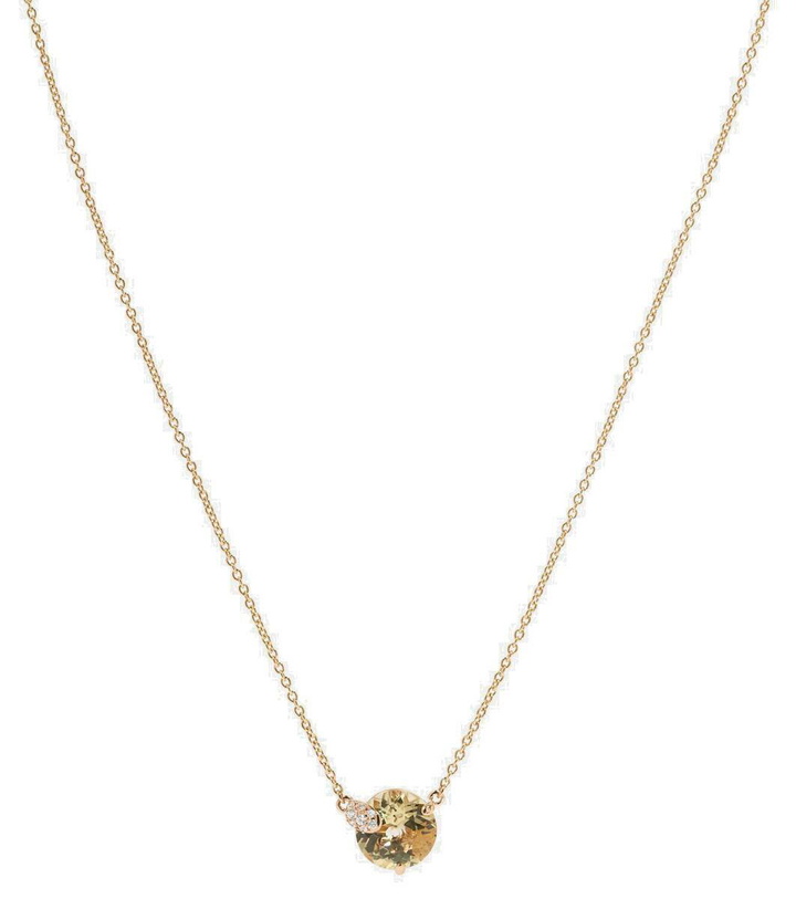 Photo: Bucherer Fine Jewellery Peekaboo 18kt rose gold necklace with beryl and diamonds