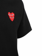 COMME DES GARÇONS PLAY - Double Hearts Patch Jersey T-shirt
