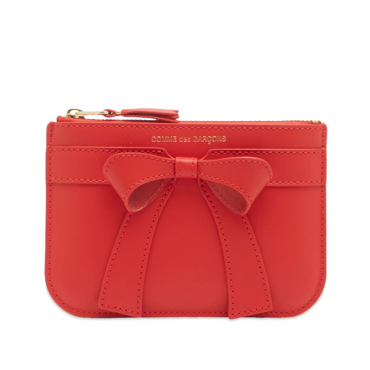 Comme des Garçons SA3100ZP Zipper Pull Wallet in Black Comme