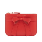 Comme des Garçons Wallet SA8100BB Big Bow Wallet in Red 