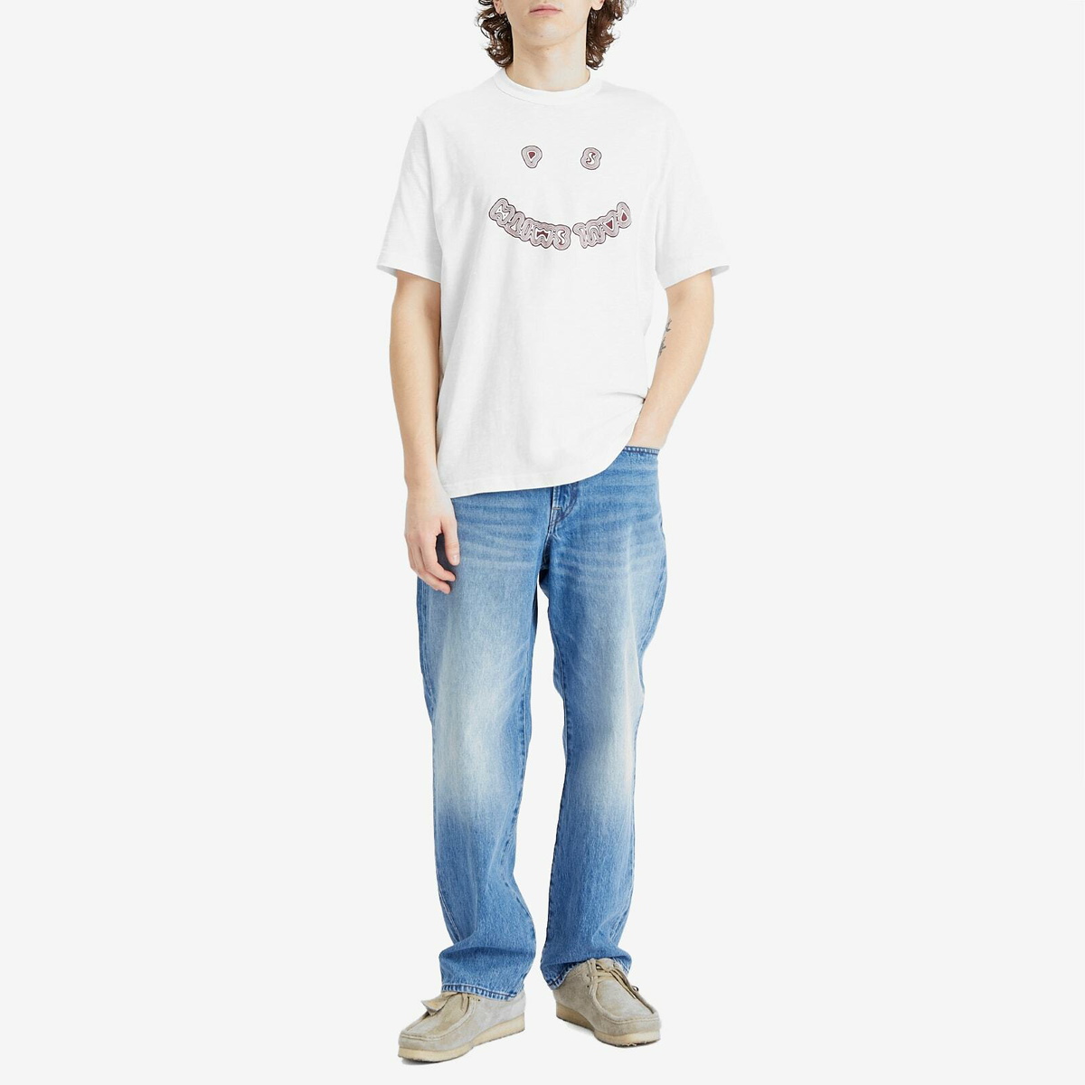 Paul Smith Men's PS Happy T-Shirt in White