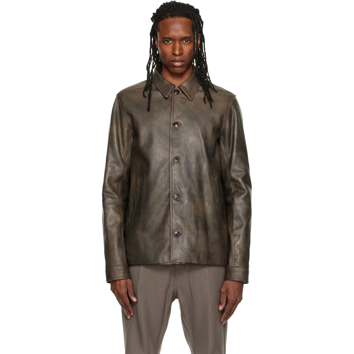 Rick Owens Black Fogpocket Neue Coat Rick Owens