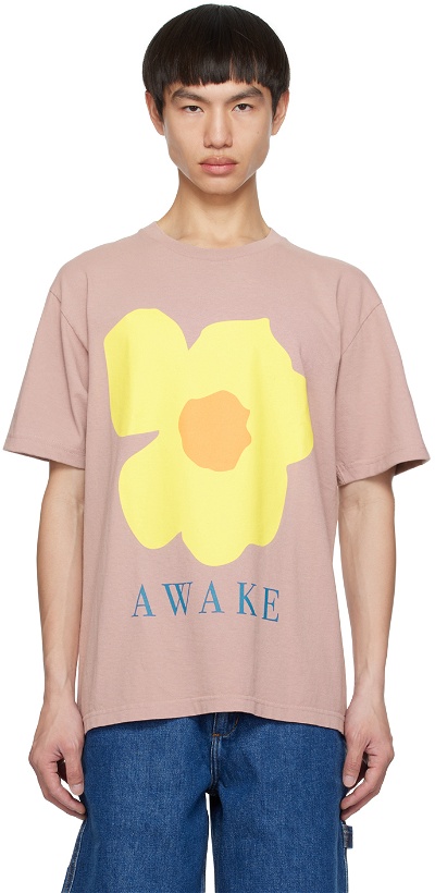 Photo: Awake NY Pink Floral T-Shirt