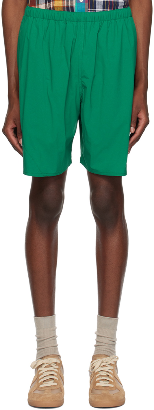 BEAMS PLUS Green Drawstring Shorts Beams Plus