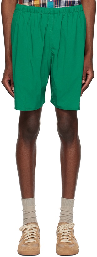 Photo: BEAMS PLUS Green Drawstring Shorts