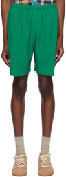 BEAMS PLUS Green Drawstring Shorts