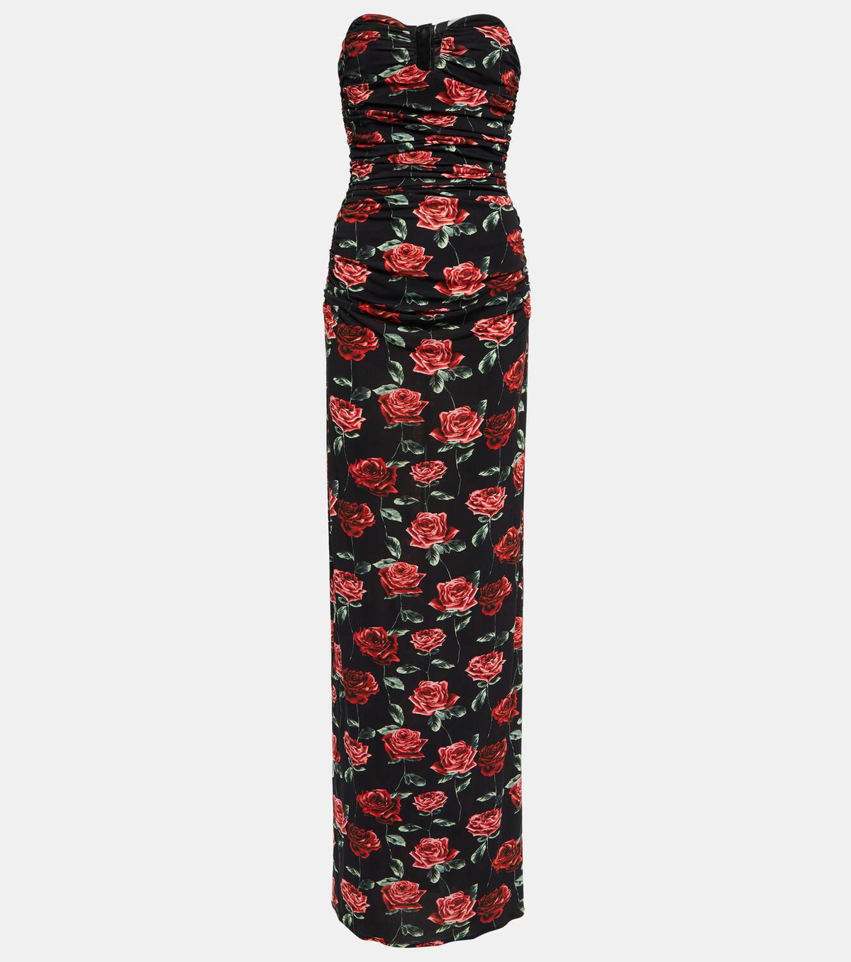 Magda Butrym Floral bustier jersey maxi dress Magda Butrym