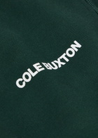 Cole Buxton Logo-print Cotton Sweatpants Green