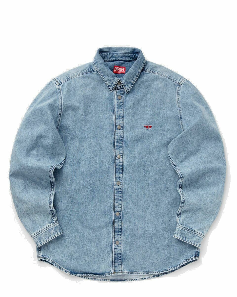 Photo: Diesel D Simply Shirt Blue - Mens - Longsleeves