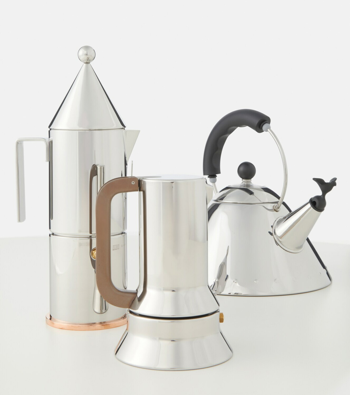 Alessi - La Conica stainless steel coffee maker Alessi