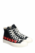 Comme des Garçons Play Chuck 70 Cdg High Sneakers In Black Cotton